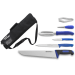 Mallette du poissonnier Fischer Bargoin 6 couteaux et ustensiles