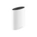 Bloc universel design ovale blanc Arcos intérieur amovible fibres PP