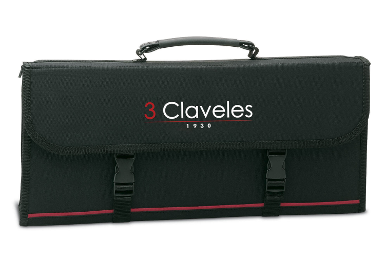 Malette nylon rigide pour 17 couteaux et accessoires 3 Claveles