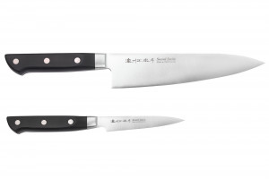 Coffret 2 couteaux japonais Satake Cutlery ABS chef 21cm + office 9cm