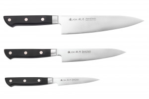 Coffret 3 couteaux japonais Satake Cutlery ABS chef + universel + office