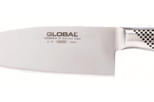 Couteau éminceur japonais Global G29 lame large 18cm