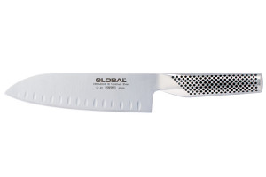 Couteau Santoku Global G80 lame alvéolée 18cm