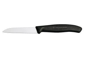 Couteau d'office Victorinox SwissClassic noir lame rabattue 8cm