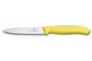 Couteau d'office Victorinox SwissClassic jaune lame droite 10cm