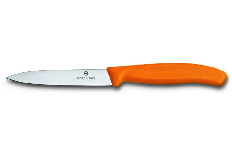 Couteau d'office Victorinox SwissClassic orange lame droite 10cm