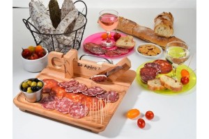 Guillotine à saucisson SO APERO ! 100% française + plateau intégré