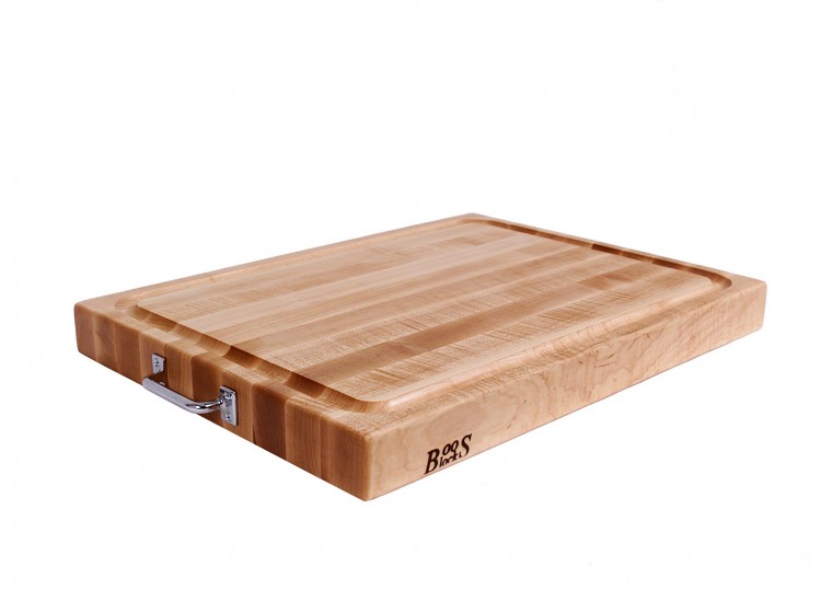 Planche à découper Boos Blocks Pro Chef bois d'érable avec rigole 61x46x6cm
