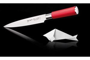 Couteau filet de sole DICK Red Spirit flexible acier inox 18cm manche rouge