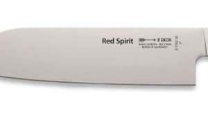 Couteau santoku DICK Red Spirit acier inoxydable 18cm manche rouge