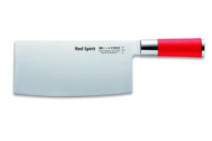 Couteau de chef chinois DICK Red Spirit acier inoxydable 18cm manche rouge
