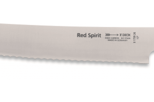 Couteau à pain DICK Red Spirit acier inoxydable 26cm manche rouge
