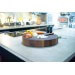 Planche à découper ronde Boos Blocks Gourmet en noyer noir Ø46x7.5cm