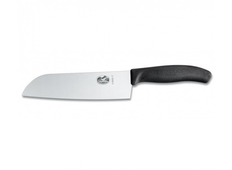 Couteau Santoku Victorinox manche noir lame inox 17 cm