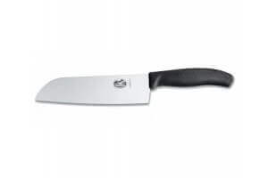 Couteau Santoku Victorinox manche noir lame inox 17 cm