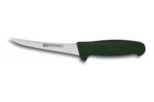 Couteau à désosser professionnel Fischer HACCP lame courbée 15cm manche noir