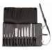Trousse de chef simili-cuir DICK 11 pièces haut de gamme
