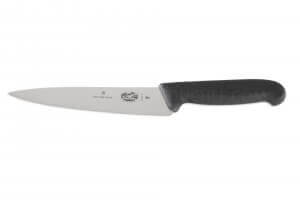 Couteau éminceur/cuisine Victorinox 5.2003.19 lame 19cm manche fibrox noir