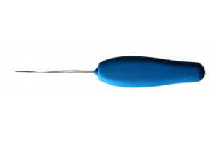 Couteau à huitres Au Nain manche rond bleu lame inox 7,5cm