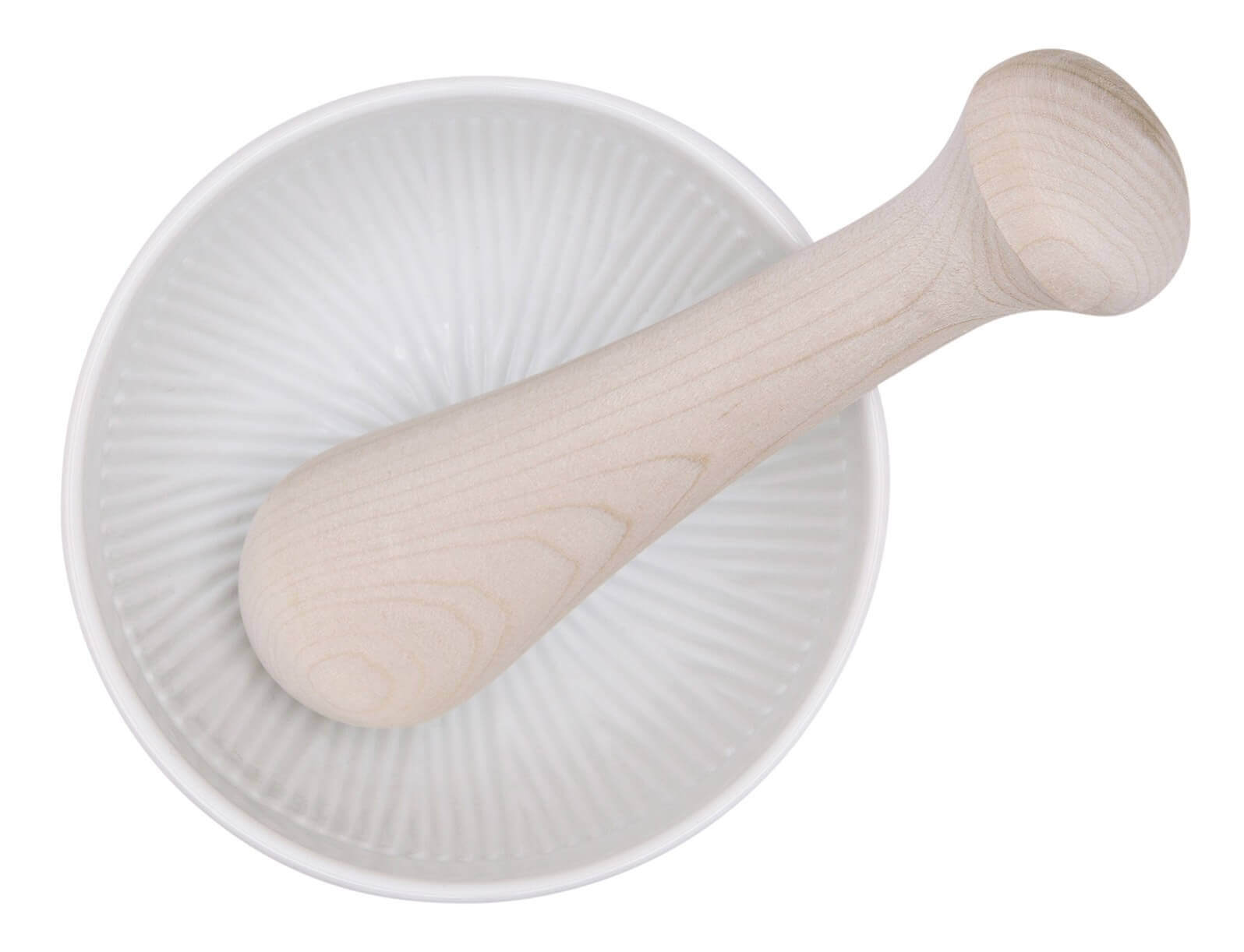 Mortier Et Pilon En Céramique Blanche - 9,5 X 6,5 Cm - Pour Épices, Pesto, Préparations Culinaires