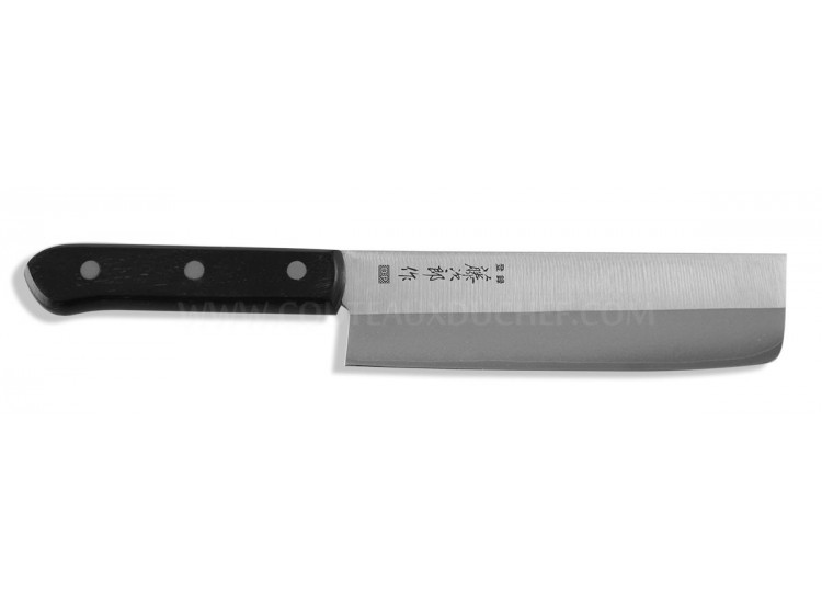 Couteau nakiri japonais Tojiro DP plein manche lame 16.5cm