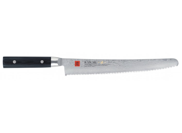 Couteau à pain japonais Kasumi Masterpiece damas haut de gamme 25cm
