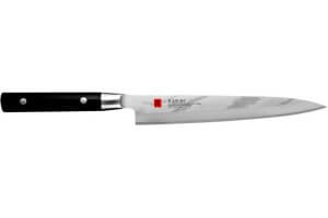 Couteau sashimi japonais Kasumi Standard lame damas 21cm