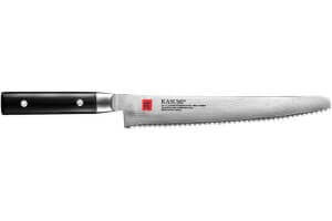 Couteau à pain japonais Kasumi Standard lame damas 25cm