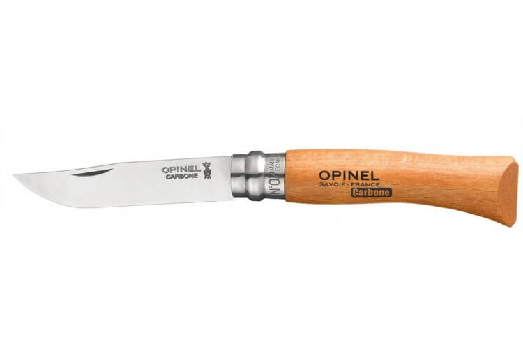 Opinel traditionnel carbone n°07 avec virole tournante 