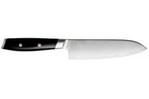 Couteau santoku japonais Yaxell MON lame damas 3 couches 16.5cm