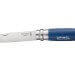 Couteau Opinel Tradition Baroudeur n°08 lame 8,5cm manche bleu + cordon