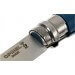 Couteau Opinel Tradition Baroudeur n°08 lame 8,5cm manche bleu + cordon