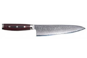 Couteau de chef japonais Yaxell SUPERGOU lame 20cm damas 161 couches