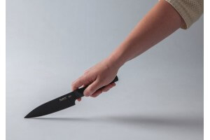 Couteau de chef Berghoff Ron Titan 13cm revêtement titane manche acier