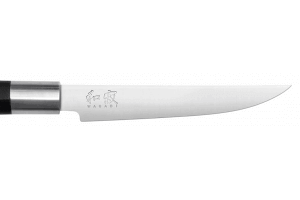 Coffret 2 couteaux à steak japonais KAI Wasabi Black lame 11cm