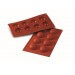 Moule professionnel en silicone Silicon Flex 300x175mm 8 demi-sphères 5cm
