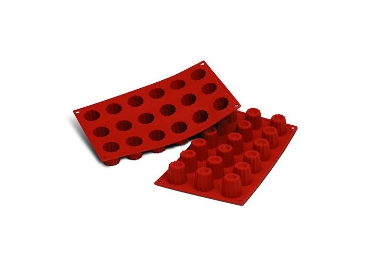 Moule en silicone professionnel Silicon Flex 300x175mm 18 mini cannelés