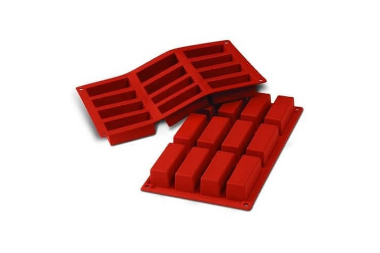 Moule en silicone professionnel Silicon Flex 300x175mm 12 mini cakes