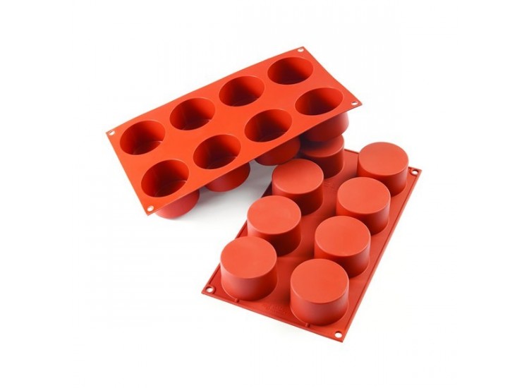 Moule en silicone professionnel Silicon Flex 300x175mm 8 cylindres