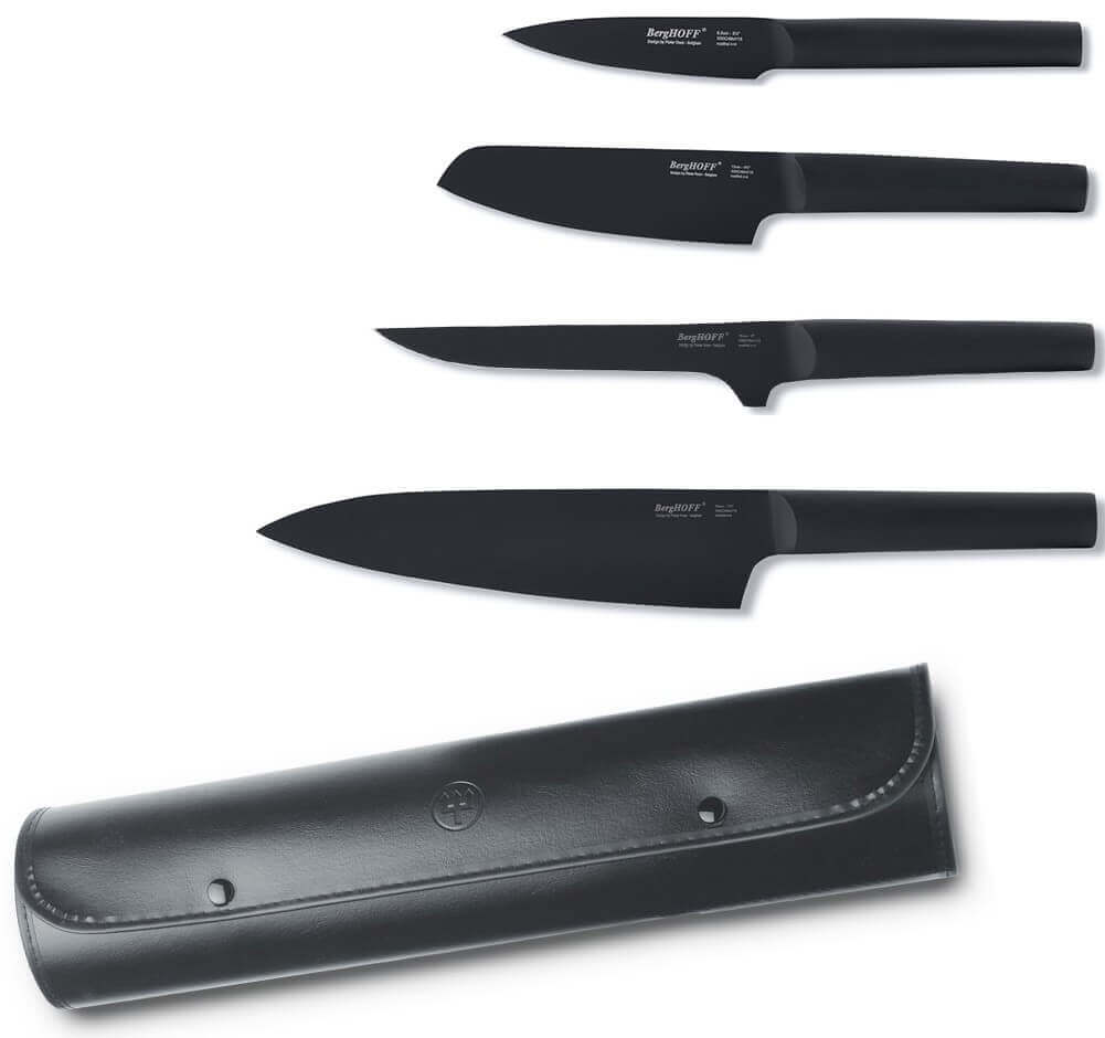 Mallette de cuisine 5 couteaux de cuisine et un fusil Arcos Universal noir  - , Achat, Vente