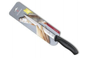 Couteau à dénerver/filet de sole VICTORINOX 20 cm flexible manche noir
