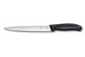 Couteau à dénerver/filet de sole VICTORINOX 20 cm flexible manche fibrox noir