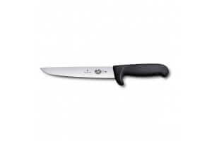 Couteau à saigner/découper Victorinox 18cm manche fibrox noir 5.5503.18L