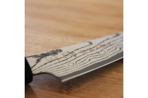 Couteau de chef Tojiro Shippu Black Damas lame 18cm