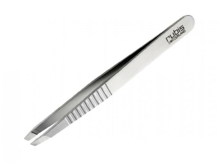 Pince à épiler Double Coudée Triangle 20 Cm - Acier Inoxydable Professionnel - Pour Cuisine, BBQ