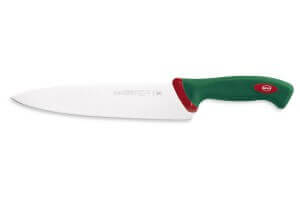 Couteau de boucher professionnel SANELLI Premana lame 33cm manche vert