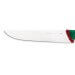 Couteau de boucher professionnel SANELLI Premana lame 27cm manche vert