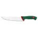 Couteau de boucher professionnel SANELLI Premana lame 22cm manche vert