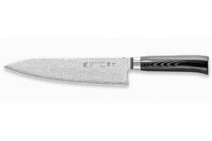 Couteau de chef japonais Tamahagane Kyoto lame 21cm acier damas VG5