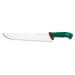 Couteau à poisson professionnel SANELLI Premana lame dentelée 33cm manche vert